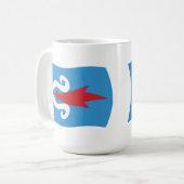 Mug Musique à drapeau aïnou (Devant gauche)