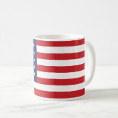 Mug Musique à drapeau américain (Devant droit)