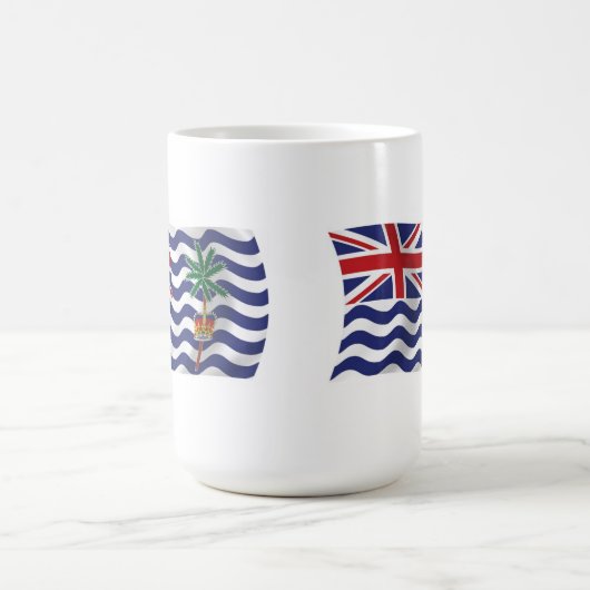 Mug Musique à drapeau de l'océan Indien (Centre)