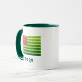 Mug Musique à drapeau de pastèque (Devant gauche)