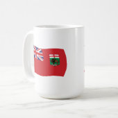 Mug Musique à drapeau du Manitoba (Devant gauche)