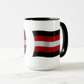 Mug Musique à drapeau satanisme (Devant droit)