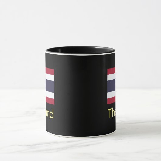 Mug Musique à drapeau thaïlandais (Centre)