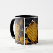 Mug Musique à feuilles jaunes (Devant gauche)