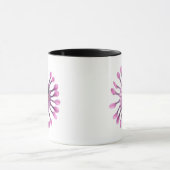 Mug Musique à fleur de chat noir (Centre)