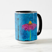 Mug Musique à fleurs (Devant droit)