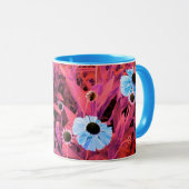 Mug Musique à fleurs (Devant droit)