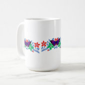 Mug Musique à fleurs (Devant gauche)