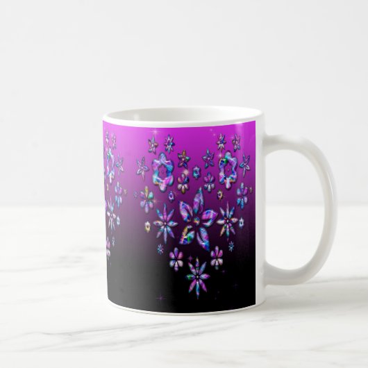 Mug Musique à fleurs (Droite)