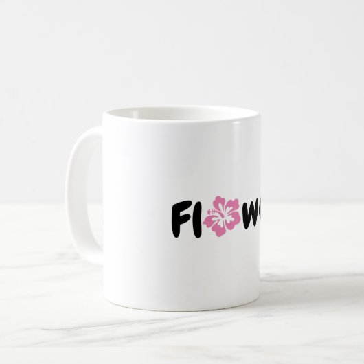 Mug Musique à fleurs (Devant gauche)