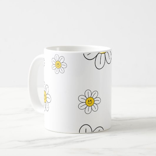 Mug Musique à fleurs (Devant gauche)