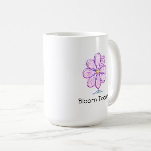 Mug Musique à fleurs (Devant droit)