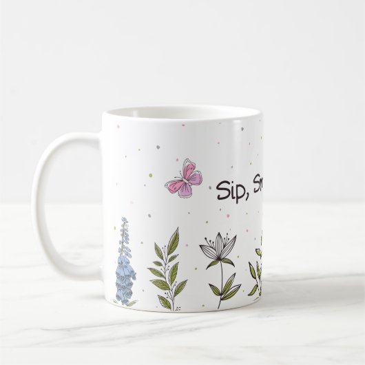 Mug Musique à fleurs (Gauche)