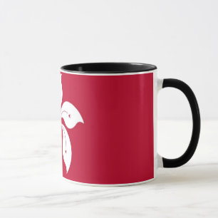 Mug Musique à fleurs blanches