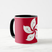 Mug Musique à fleurs blanches (Devant gauche)