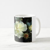 Mug Musique à fleurs blanches (Devant droit)