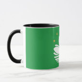 Mug Musique à fleurs blanches (Gauche)