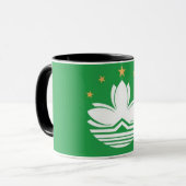 Mug Musique à fleurs blanches (Devant gauche)