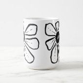 Mug Musique à fleurs moderne (Centre)