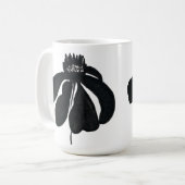 Mug Musique à fleurs moderne (Devant gauche)