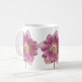 Mug Musique à fleurs violettes (Devant gauche)