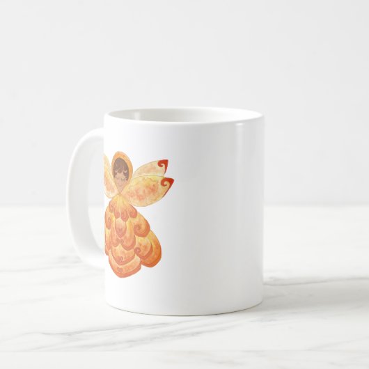 Mug Musique à perfusion orange (Devant gauche)