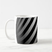 Mug Musique à rayures noires et blanches (Gauche)