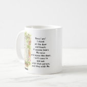 Mug Musique à verset biblique (Devant gauche)