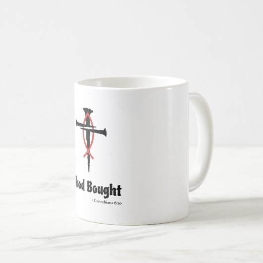 Mug Musique achetée de sang (Devant droit)