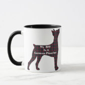 Mug Musique allemande Pinscher BFF (Gauche)