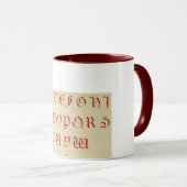 Mug Musique Alphabet (Devant droit)