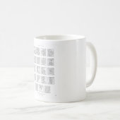 Mug Musique Alphabet (Devant droit)