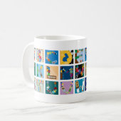 Mug Musique Alphabet du jeu de plateau (Devant gauche)