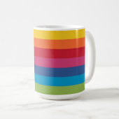 Mug Musique arc-en-ciel (Devant droit)