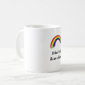 Mug Musique arc-en-ciel (Devant gauche)