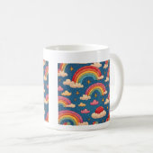 Mug Musique arc-en-ciel (Devant droit)