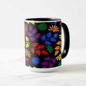 Mug Musique arc-en-ciel d'automne (Devant droit)