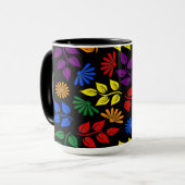 Mug Musique arc-en-ciel d'automne (Devant gauche)