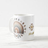 Mug Musique arc-en-ciel en terre cuite Boho (Devant gauche)