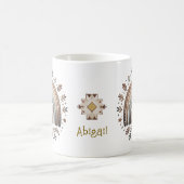 Mug Musique arc-en-ciel en terre cuite Boho (Centre)
