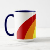 Mug Musique arc-en-ciel rétro (Gauche)