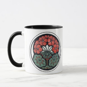 Mug Musique Art nouveau de géranium