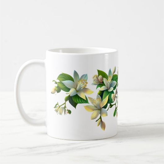 Mug Musique aux fleurs de citron (Gauche)