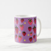 Mug Musique aux fraises (Devant droit)