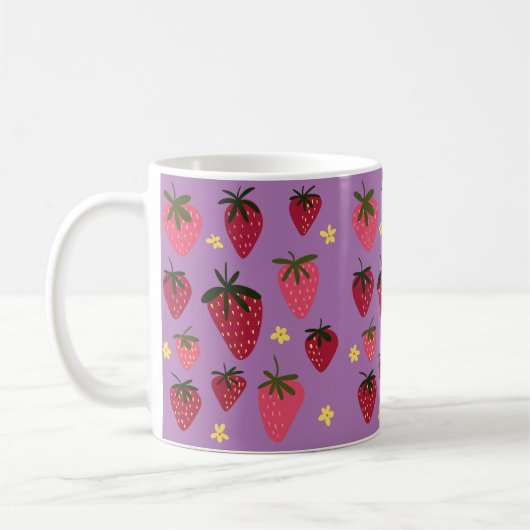Mug Musique aux fraises (Gauche)