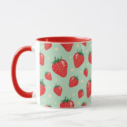 Mug Musique aux fraises (Gauche)