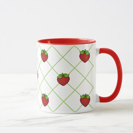 Mug Musique aux fraises (Droite)