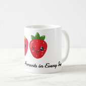 Mug Musique aux fraises (Devant droit)