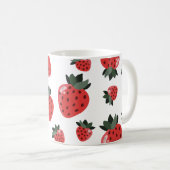 Mug Musique aux fraises (Devant droit)