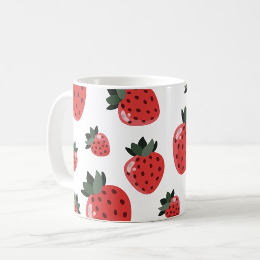 Mug Musique aux fraises (Devant gauche)